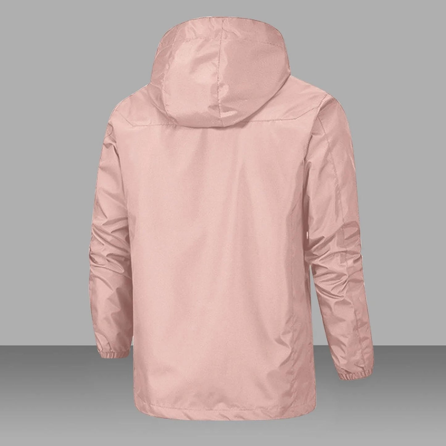 Women'S Loose Casual Fashionable Outdoor Solid Color Windproof Waterproof Jacket