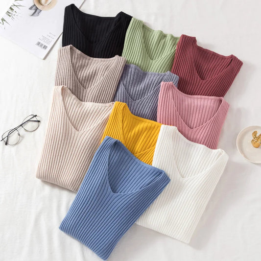 Autumn Winter Women Sweaters Casual Long Sleeve