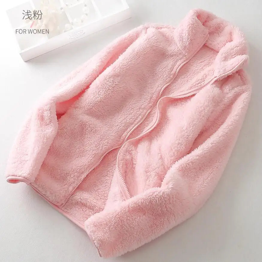 Women's Fleece Coat Winter Warm Thicken Jacket