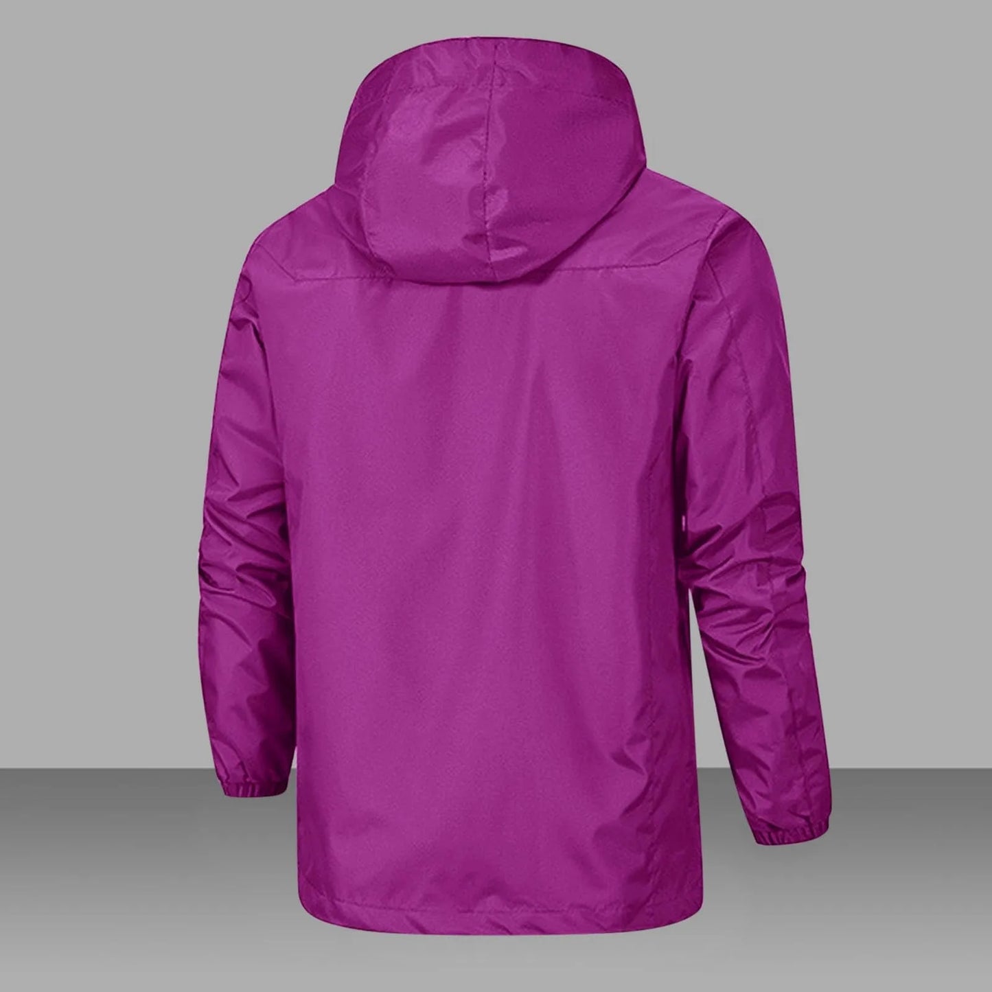 Women'S Loose Casual Fashionable Outdoor Solid Color Windproof Waterproof Jacket