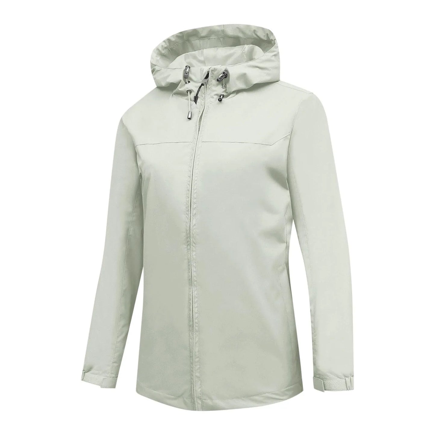 Women'S Loose Casual Fashionable Outdoor Solid Color Windproof Waterproof Jacket