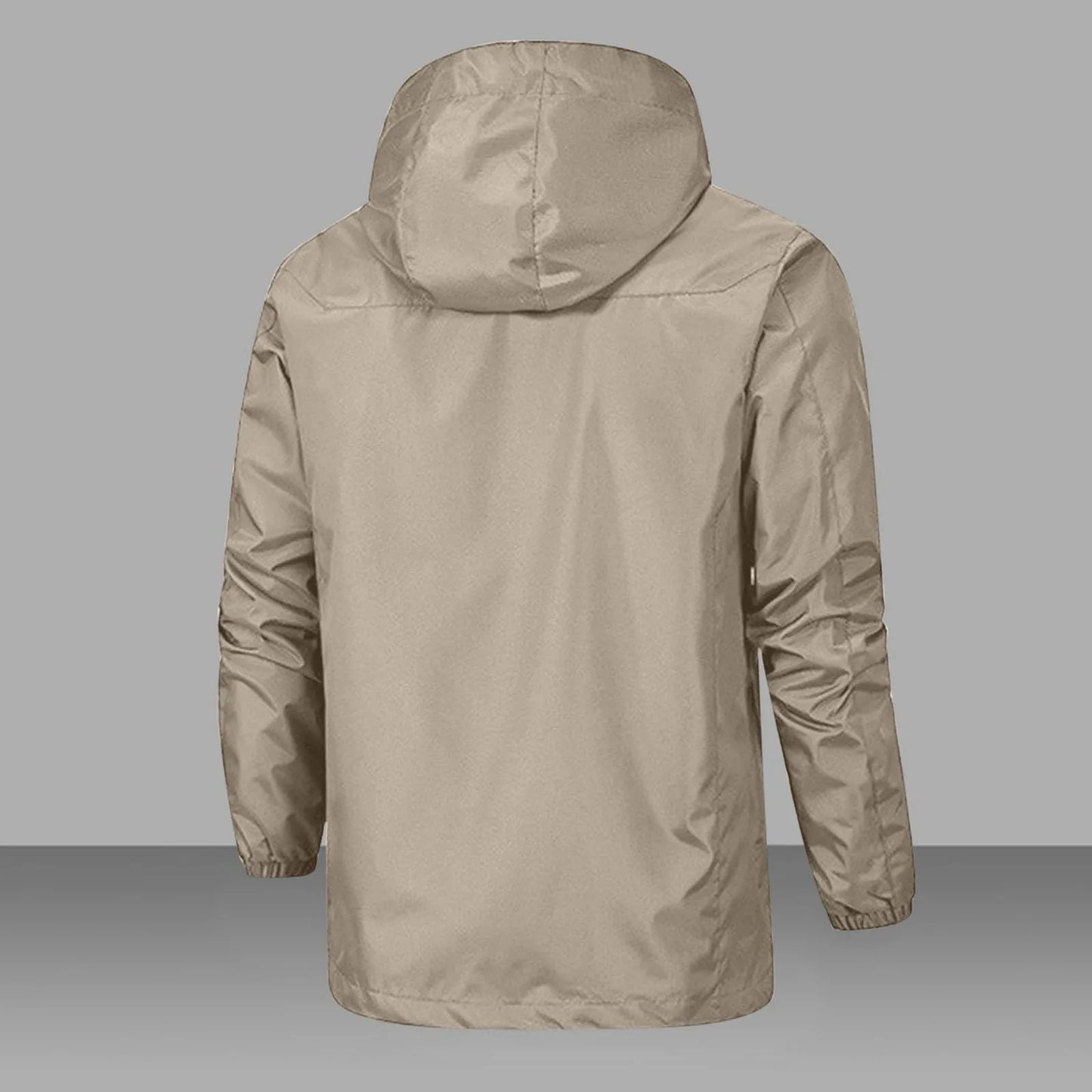 Women'S Loose Casual Fashionable Outdoor Solid Color Windproof Waterproof Jacket