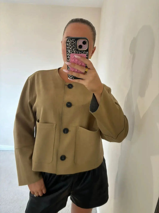 Suede Jacket Women Varsity Bomber Jackets