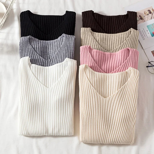 Autumn Winter Women Sweaters Casual Long Sleeve