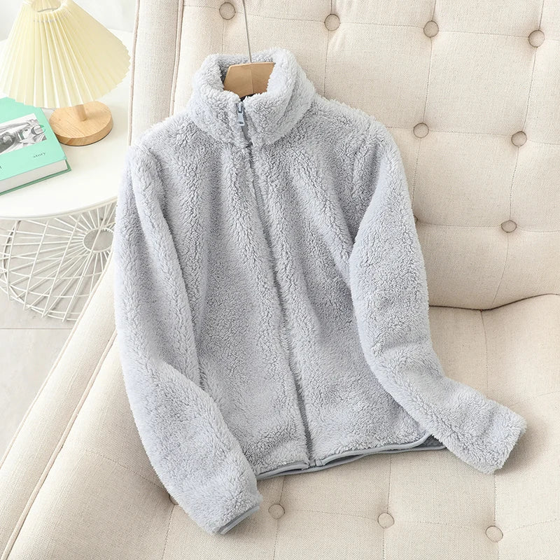 Women's Fleece Coat Winter Warm Thicken Jacket