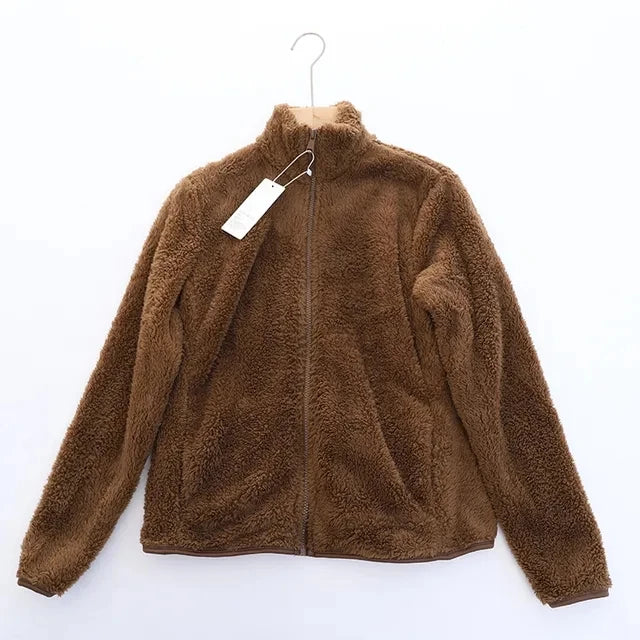 Women's Fleece Coat Winter Warm Thicken Jacket
