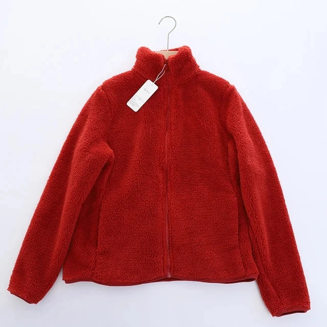 Women's Fleece Coat Winter Warm Thicken Jacket