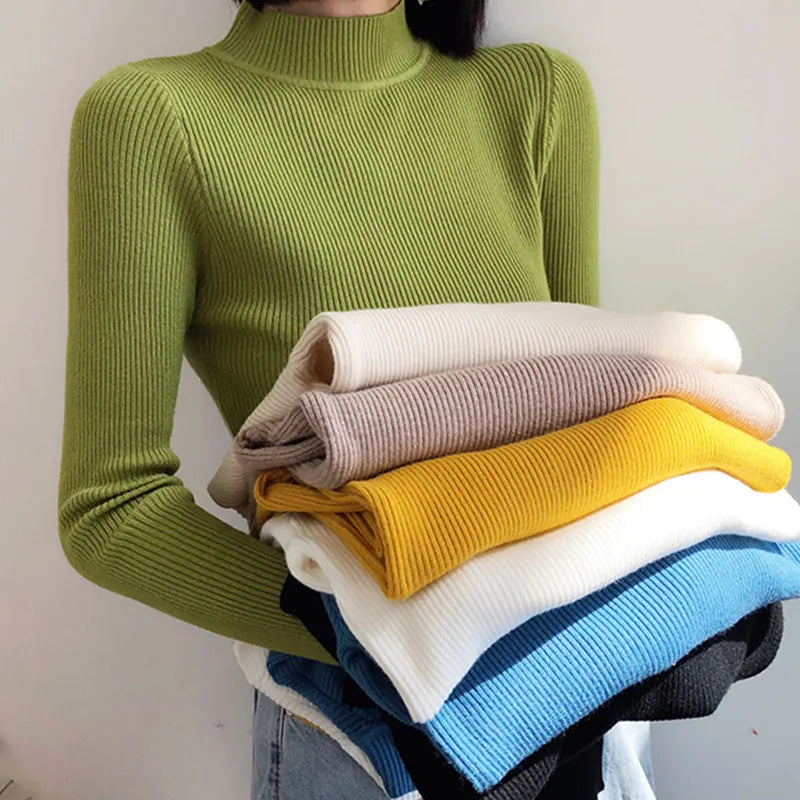Women Turtleneck Sweater