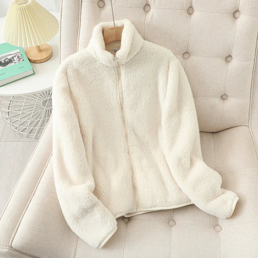 Women's Fleece Coat Winter Warm Thicken Jacket