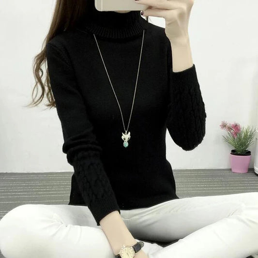 Women Turtleneck Winter Sweater Women 2025