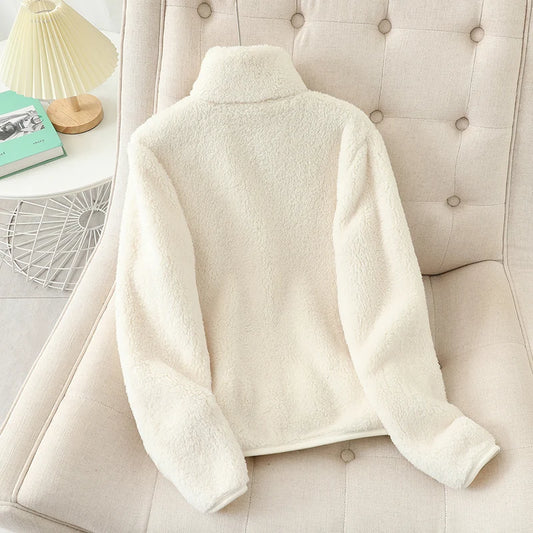 Women's Fleece Coat Winter Warm Thicken Jacket