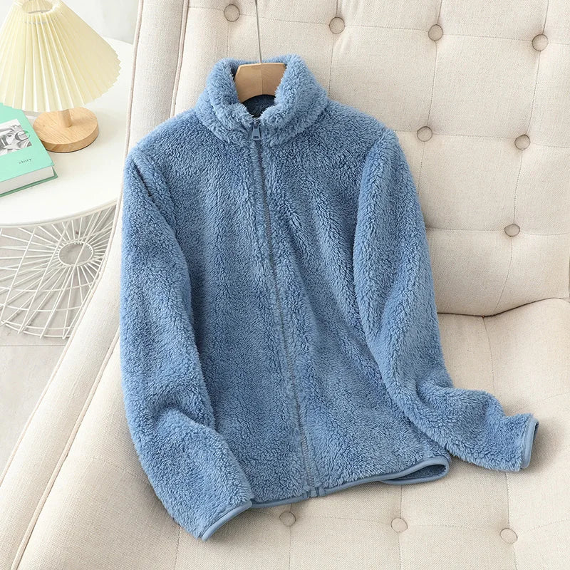 Women's Fleece Coat Winter Warm Thicken Jacket