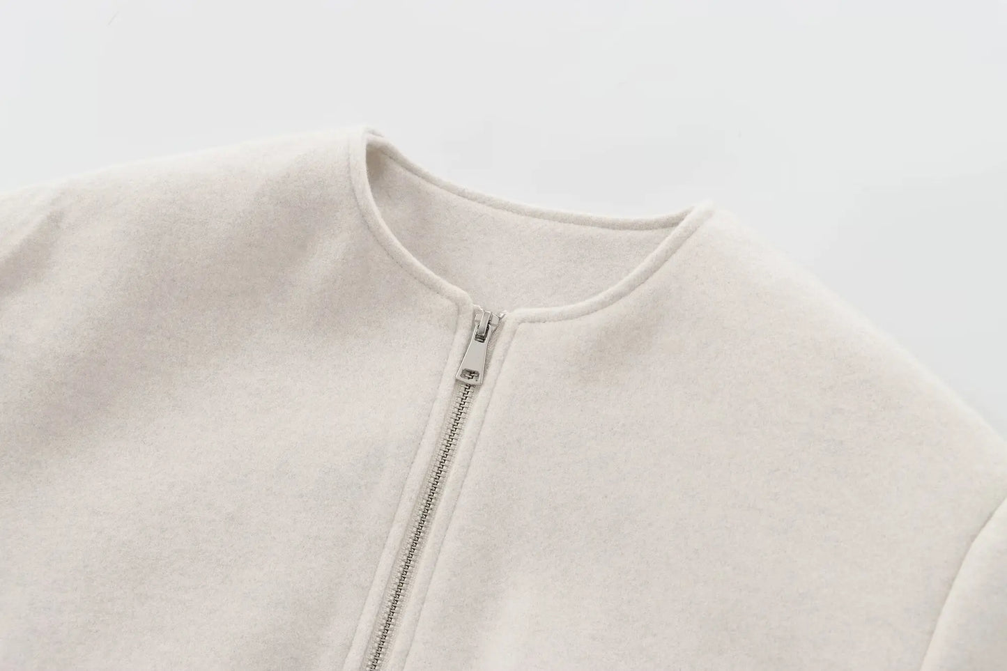 Red Zipper Bomber Jackets for Women