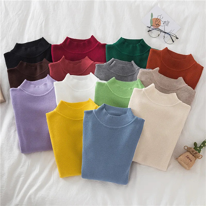 Women Turtleneck Sweater