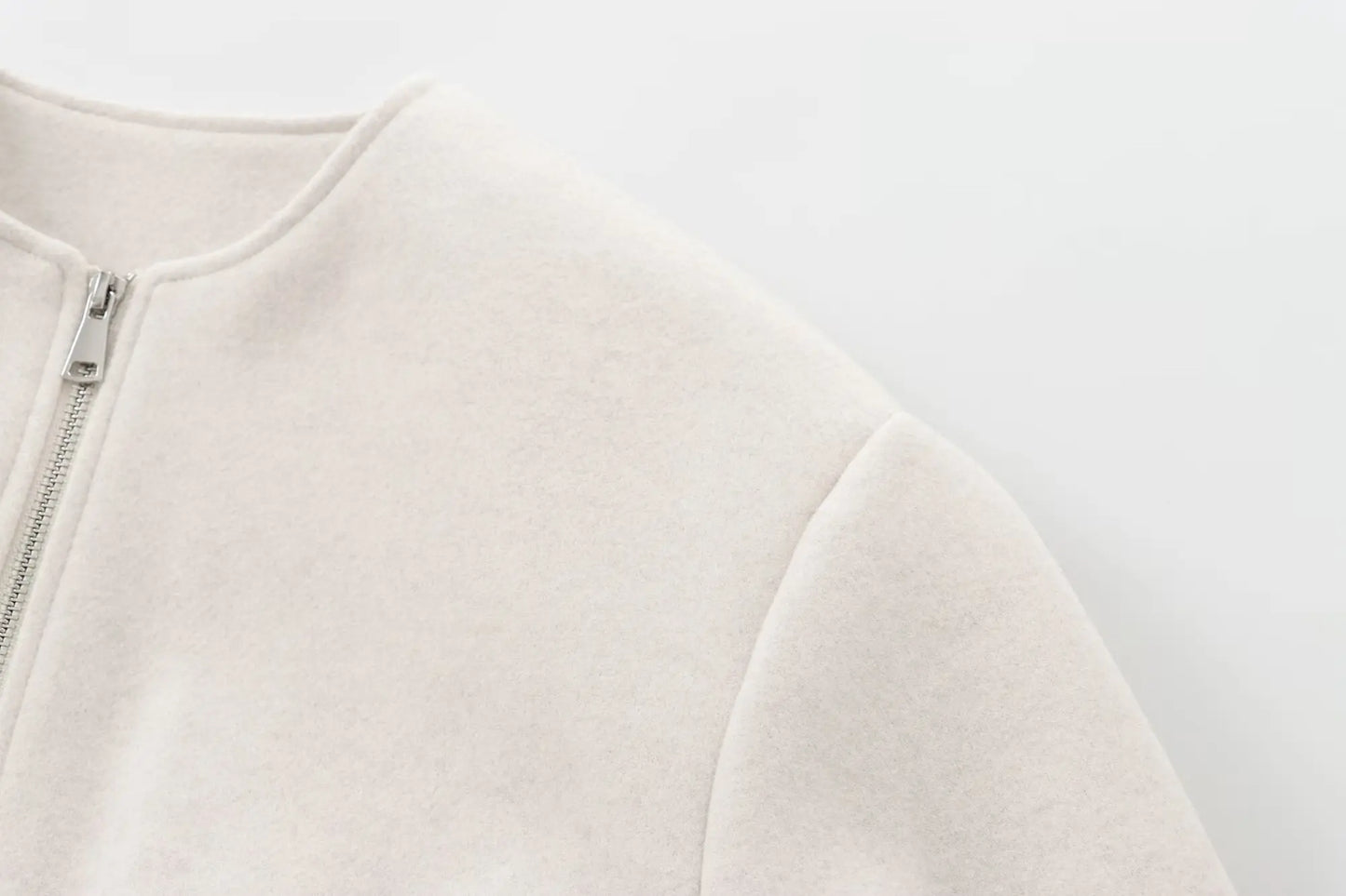 Red Zipper Bomber Jackets for Women